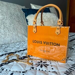 COPY - COPY - Brand new authentic Louis Vuitton shopping bag tote pvc 9 x 7.5